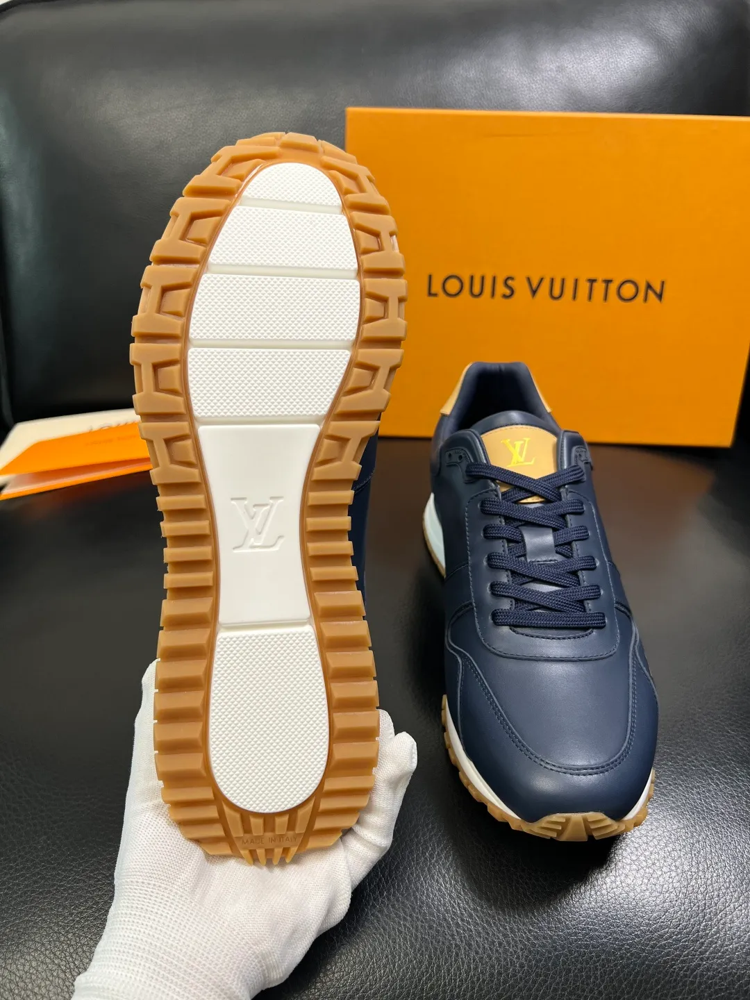 Men's shoes 💰740 Lv high quality top handicrafts Louis Vuitton, counters are equipped with the original factory, the uppers are imported from Italy, high-quality splicing colorful complex crafts, imported cowhide lining is soft and comfortable, soles: original soles specially provided by the original factory, T men's shoes 💰U exclusive movable molded soles are super comfortable, original factory single goods, code number 39-44 (customized 45)